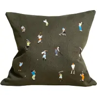 Fine Little Day Golfers tyynynpäällinen 48 x 48 cm Green