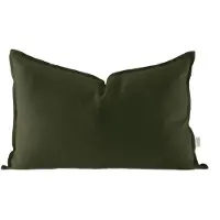 Scandi Living Calm tyynynpäällinen pellava 40 x 60 cm Forest Green