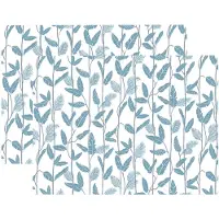Åry Home Mougli Blue -pöytätabletti 30 x 40 cm 2-pakkaus Blue-white
