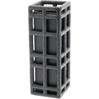 Villa Collection Lyng maljakko 11 x 11 x 30 cm Black