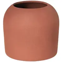 Kristina Dam Studio Dome vaasi XS Ø16x14 cm Terrakotta punainen