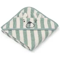 Liewood Albert Hooded Towel - Green - ONE SIZE