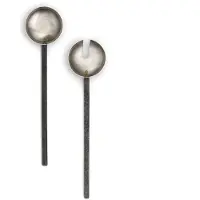 Ferm Living Obra salaattiottimet 2 oosa Stainless Steel
