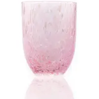 Anna Von Lipa Confetti juomalasi 25 cl Vaaleanpunainen-vaaleansininen
