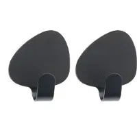 Lind DNA Curve Nupo -koukku S, 2-pakkaus Black