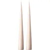 Ester & Erik -kartiokynttilä 37 cm, 2-pakkaus matta Linen grey 22