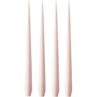 Fyrklövern -kynttilä, 4-pakkaus matta Rosewater 51, 32 cm