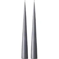Ester & Erik -kartiokynttilä 37 cm, 2-pakkaus matta Dark slate 74
