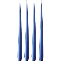 Ester & Erik -kynttilä, 4-pakkaus matta Cornflower 48, 32 cm
