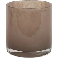 Olsson & Jensen Nilla kynttilälyhty 12 cm Ruskeanharmaa