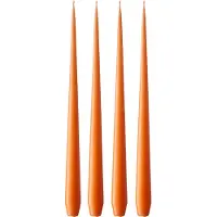 Ester & Erik -kynttilä, 4-pakkaus matta Mild orange 16, 42 cm