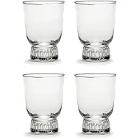 Serax Ottolenghi Feast juomalasi 33 cl 4-pakkaus Stripes sandblasted