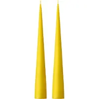 Ester & Erik -kartiokynttilä 37 cm, 2-pakkaus matta Lemon drop 15