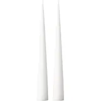 Ester & Erik -kartiokynttilä 37 cm, 2-pakkaus matta Pure white 31