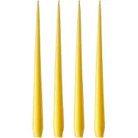 Ester & Erik -kynttilä, 4-pakkaus lakattu Lemon drop 15-0, 32 cm
