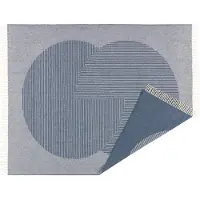 NJRD Circles villahuopa 130x185 cm Sininen