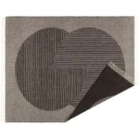NJRD Circles villahuopa 130x185 cm Ruskea