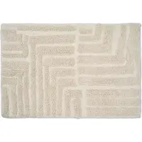 Classic collection Field kylpyhuoneen matto 60 x 90 cm White