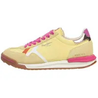 Pepe Jeans for woman. PLS600055 Shoes Marvin Road yellow (40), Flat, Laces, Casual