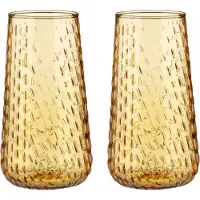 Marimekko Syksy pitkä juomalasi 2-pack Hunaja