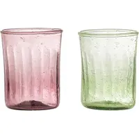 Bloomingville Sunil juomalasi 2-pack Vihreä