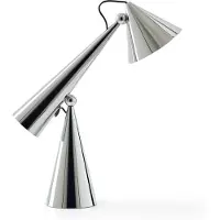 Tom Dixon Pose Task LED pöytävalaisin Hopea