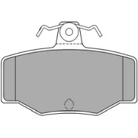 FREMAX Jarrupalasarja (4kpl), levyjarru FBP-0789
