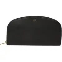 APC A.P.C. Portefeuille Demi-Lune - Black - ONE SIZE