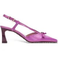 Hispanitas for woman. HV264678 Giorgia pink shoes (36), Leather, 5 to 8 cm, Buckle, Casual, Party