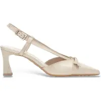 Hispanitas for woman. HV264678 Giorgia beige shoes (40), Leather, 5 to 8 cm, Buckle, Casual, Party