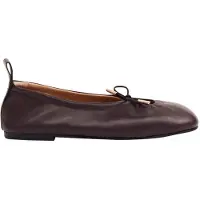 ALOHAS Rosalind Leather Ballet Flats - Brown - 41