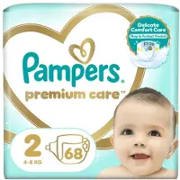 Pampers Premium Care Size 2 kertakäyttövaipat 4-8 kg 68 kpl