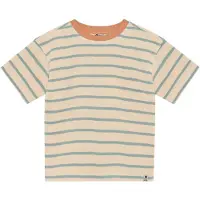 Daily7 Oversized T-Shirt Stripe - Beige - 116