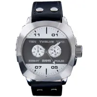 666 Barcelona Kello - - 251 - Nahka - Valkoinen - 47 mm