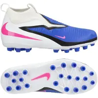 Nike Phantom 6 Academy High Cut Ag Attack - Sininen/pinkki/valkoinen Lapset - Tekonurmi (Ag), koko 38