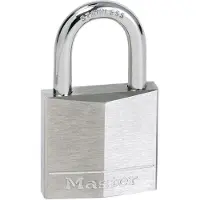 Master Lock Ruostumaton Teräs Messinki Kromattu Riippulukko Kahlella