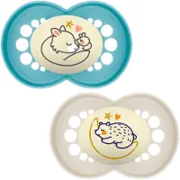 Mam Pure Night Animal Design Blue 16+ kk Tutti – 2 kpl