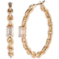 Ralph Lauren Marisol Cable Chain Zirconia -rengaskorvakorut