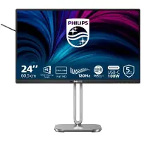 Philips 24" 4000 series 24B2U4301/00, 120Hz Full HD-monitori, musta/hopea