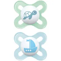 Mam Start Blue Cute Turtle & Sailboat Design 0–2 kk Tutti – 2 kpl