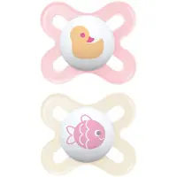 Mam Start Pink Cute Duck & Fish Design 0–2 kk Tutti – 2 kpl