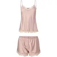 Lingadore Pyjamashortsit 'Daily' vanha roosa