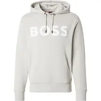 BOSS for man. 50523074 Hoodie Logo Oversize grey (XXL), Casual, Cotton