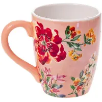 Amanda B Amandab pinkki kukka muki