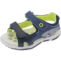 Chicco Avonaiset kengät 'FENNEK' marine / meleerattu sininen / harmaa / neonvihreä