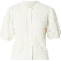 Levi's Pauline Pointelle Ss Cardi Tof - Cream - XS