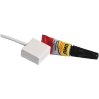 ABUS Potential-free Glass Breakage Detector with Adhesive - gas sensor - Valkoinen