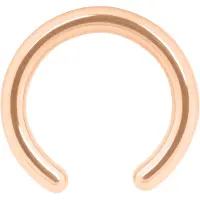 Wildcat Fine Basic Clip In Ring - BCR-rengas ilman palloa - 1,6 mm, 8,0 mm, Ruusukultainen metalli