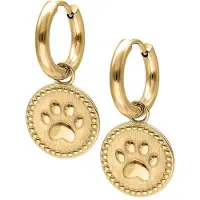 Wildcat Little Paw - korvarenkaat (pari) - Kultainen metalli