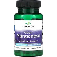 Swanson Health - Albion-kelaattimangaani 10 mg, 180 kapselia